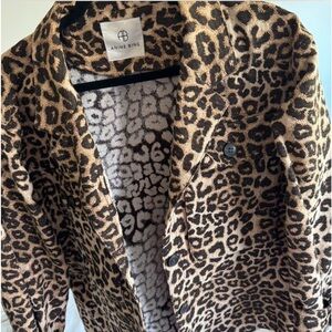 Anine Bing leopard print jacket